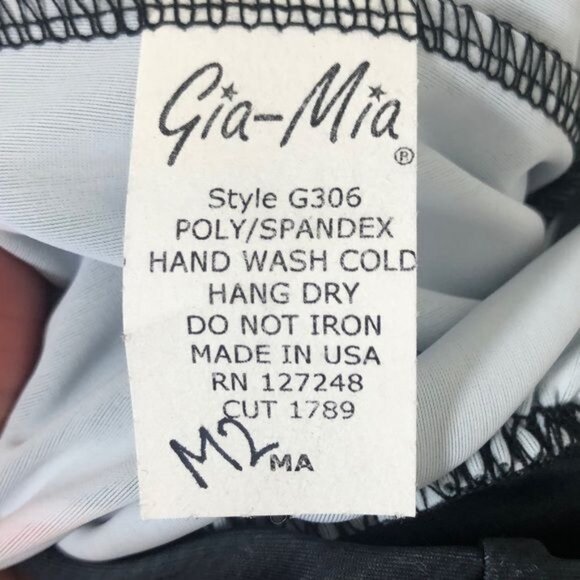 Gia Mia Hip Hop Dance Jogger Graffiti Spray Paint Pant Size Medium NWT - Picture 13 of 13